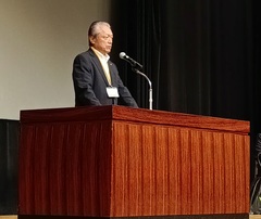 市長挨拶の様子