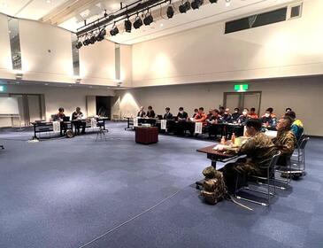 現地調整所での訓練の様子1