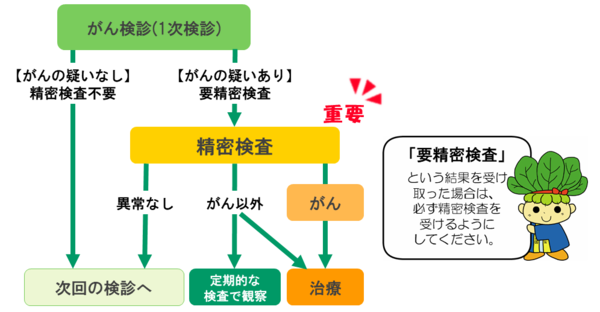 がん検診の流れ