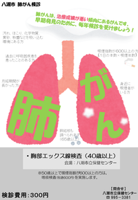 肺がん検診を受けよう