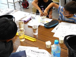 川の水調査隊