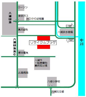 リサイクルプラザ地図