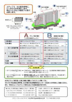 ブロック塀安全点検のリーフレット2