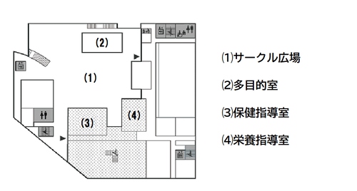 2階平面図と貸出部屋