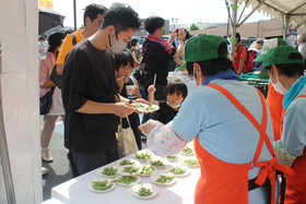 枝豆試食会の写真