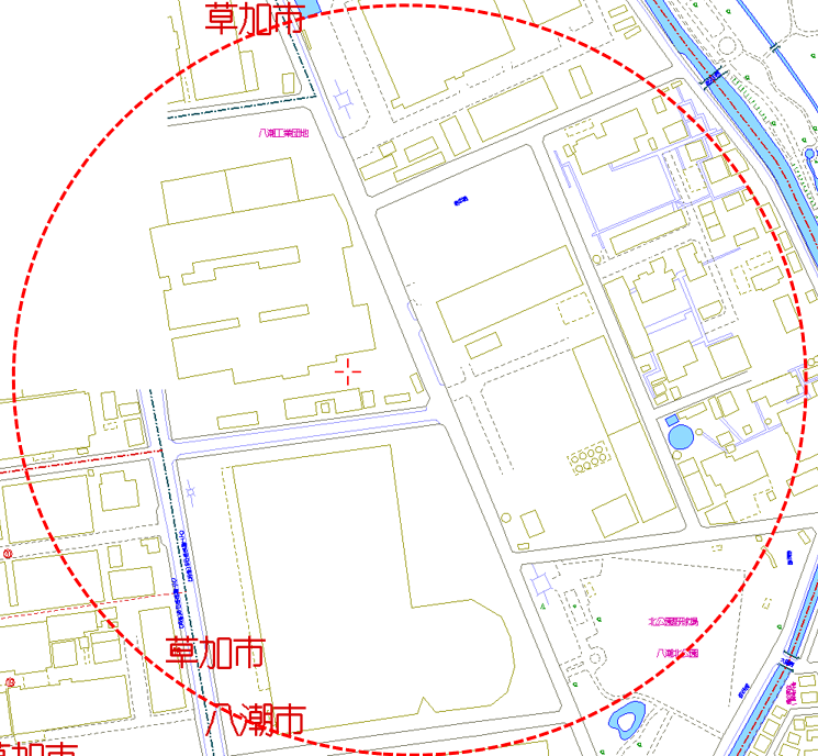 新町・北公園付近